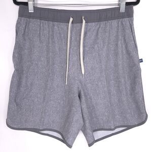 PENGUIN SPORT Mens New Short Quiet Gray Heather MEDIUM Drawstring OGBSE0G3
